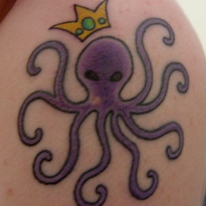 Lulu's royal octopus tattoo