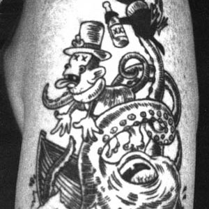 'Maakies' upper arm tattoo