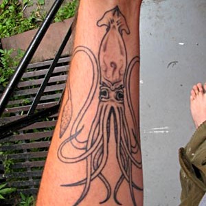 Giant Squid Tattoo