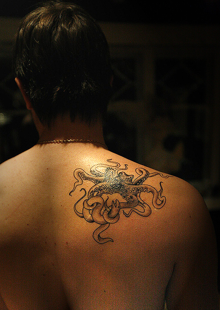My new Octopus Tattoo!!
