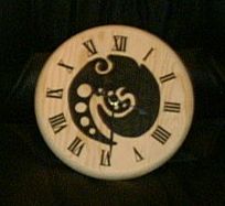 Tintenfisch's Koru on Tigerkatze's old clock